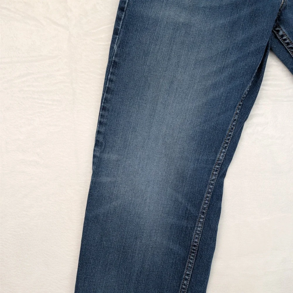 Levi's Jeans Mens 33x29 Blue 569 Loose Straight Leg Denim Red Tab Zip Fly‎ Baggy